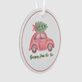 Zuhause des Baumes, Acrylschmuck Ornament (Vorderseite)