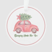 Zuhause des Baumes, Acrylschmuck Ornament (Vorderseite)