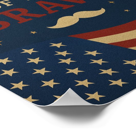 Zuhause des Brave Poster | 4. Juli Mauer Art (Ecke)