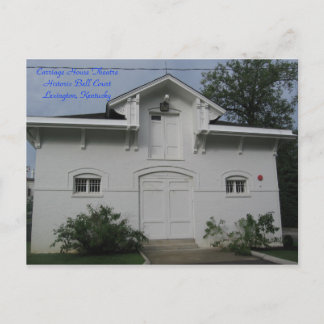 Zuhause des Carriage House Theaters Postkarte