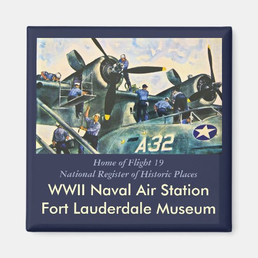 Zuhause des Fluges 19 Magnet (Vorne)