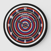 Zuhause des freien Entwurfs Große Wanduhr (Vorderseite)