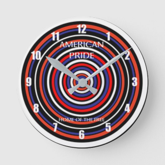 Zuhause des freien Entwurfs Runde Wanduhr (Vorderseite)