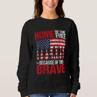 Zuhause des Freien wegen der tapferen amerikanisch Sweatshirt