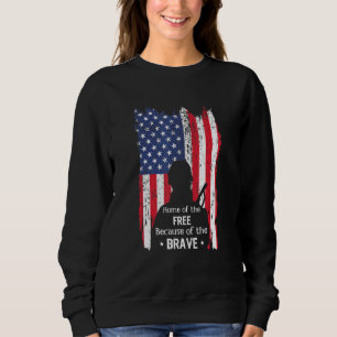 Zuhause des Freien wegen der tapferen amerikanisch Sweatshirt
