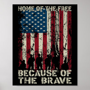 Zuhause des Freien wegen der tapferen Belastung al Poster