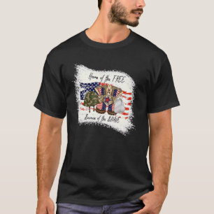 Zuhause des freien wegen der tapferen Mens 4. T-Shirt