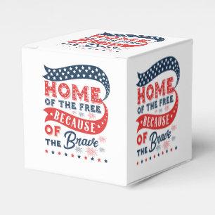 Zuhause des Freien wegen der Tapferkeit Geschenkschachtel