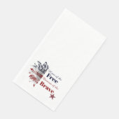 Zuhause des Freien wegen der Tapferkeit, Serviette (Ecke)