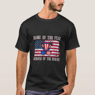 Zuhause des Freien wegen der Tapferkeit T-Shirt