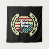 Zuhause des Freien, wegen der Tapferkeit Wandteppich (Vorderseite (Horizontal))