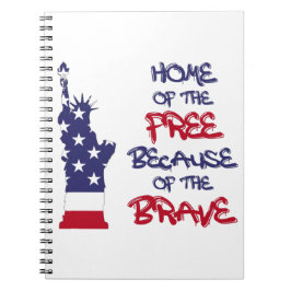 Zuhause des freien wegen des tapferen Zeichens Notizblock