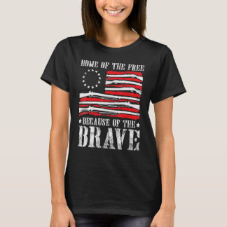 Zuhause des Freistaates wegen des mutigen Betsy Ro T-Shirt