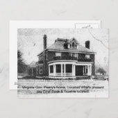 Zuhause des Gouverneurs von Virginia, Peery—Wise, Postkarte (Vorne/Hinten)