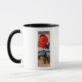 Zuhause des Gravenstein-Posters Tasse (Links)