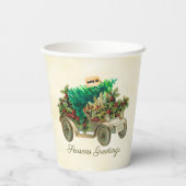 Zuhause des Papierbechers Pappbecher (Rückseite)