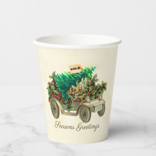 Zuhause des Papierbechers Pappbecher (Vorderseite)