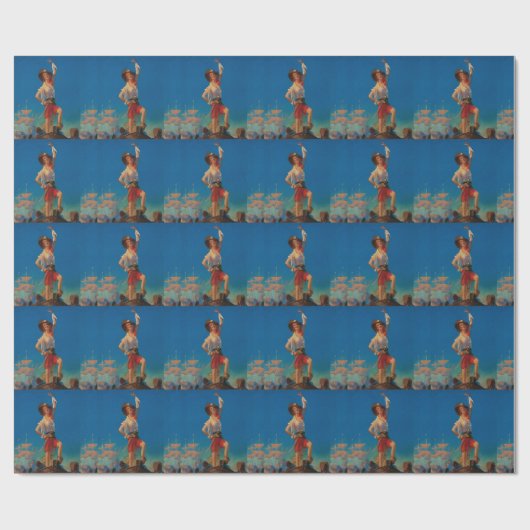 Zuhause des Schatzes von Edward Mason Egglest Geschenkpapier (Flach)