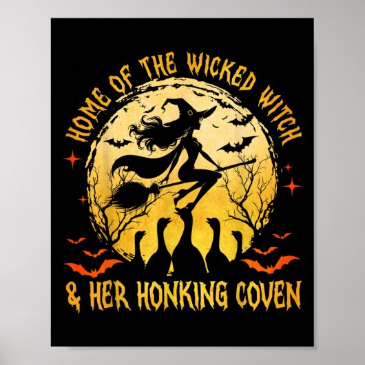 Zuhause des Wickers & Amels; Honking Conven Goose Poster (Vorne)