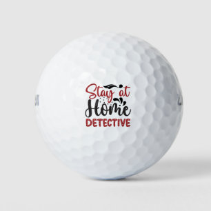 Zuhause-Detektiv bleibe Golfball