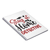 Zuhause-Detektiv bleibe Notizblock (Rechte Seite)