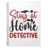 Zuhause-Detektiv bleibe Notizblock (Vorderseite)