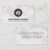 Zuhause Developer-Logo Visitenkarte (Vorne/Hinten)