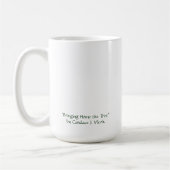 Zuhause die Baum-Tasse holen Kaffeetasse (Links)