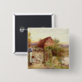 Zuhause die Schafe holen Button (Vorne & Hinten)