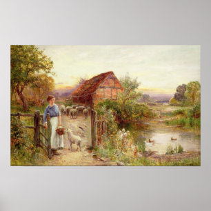 Zuhause die Schafe holen Poster