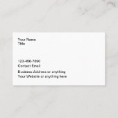 Zuhause-Dienste für grüne Energie Visitenkarte (Rückseite)
