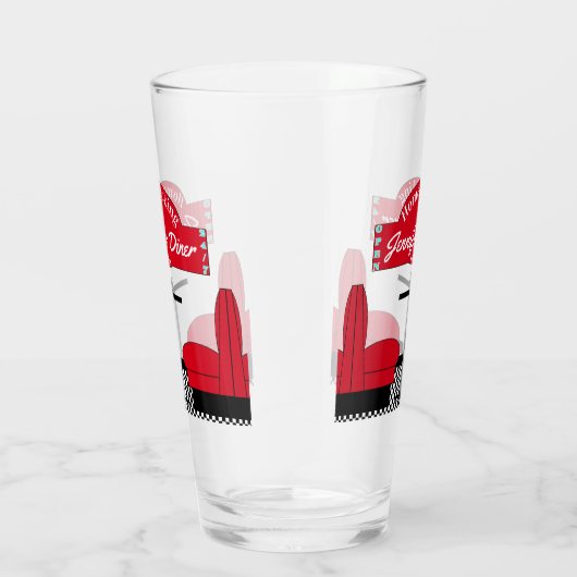 Zuhause Diner Kitchen Restaurant Soda Pop Tee Bier Glas (Rechts)