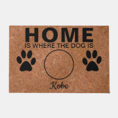 Zuhause Dog Cat Lover Fußmatte (Vorderseite)