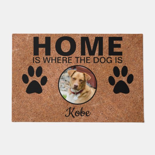 Zuhause Dog Cat Lover Fußmatte (Vorderseite)