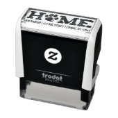 ZUHAUSE Dog Lover's - Paw Print - Rücksendeadresse Permastempel (Produkt)