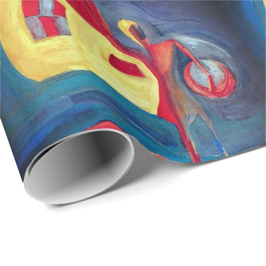 Zuhause, Don Quixote , Malerei Geschenkpapier (Rolleneckpunkt)