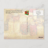 Zuhause-Dosen Postkarte (Rückseite)