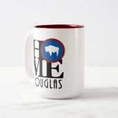 ZUHAUSE Douglas Wyoming 15 Zweifarbige Tasse (Vorderseite Links)