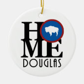 ZUHAUSE Douglas Wyoming Keramik Ornament (Vorne)