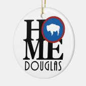 ZUHAUSE Douglas Wyoming Keramik Ornament (Links)