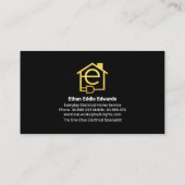 Zuhause-Draht Visitenkarte (Rückseite)