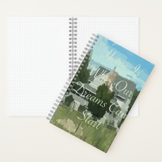 Zuhause Dream Bullet Journal Notizblock (Innen)