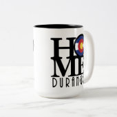ZUHAUSE Durango Colorado 15oz Zweifarbige Tasse (VorderseiteRechts)