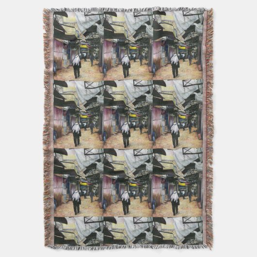 Zuhause durch das Alte Jerusalem laufen Decke (Vorderseite Vertikal)