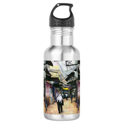 Zuhause durch die Antike, Jerusalem Edelstahlflasche (Vorderseite)