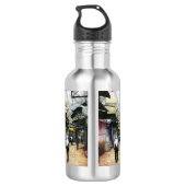 Zuhause durch die Antike, Jerusalem Edelstahlflasche (Rückseite)