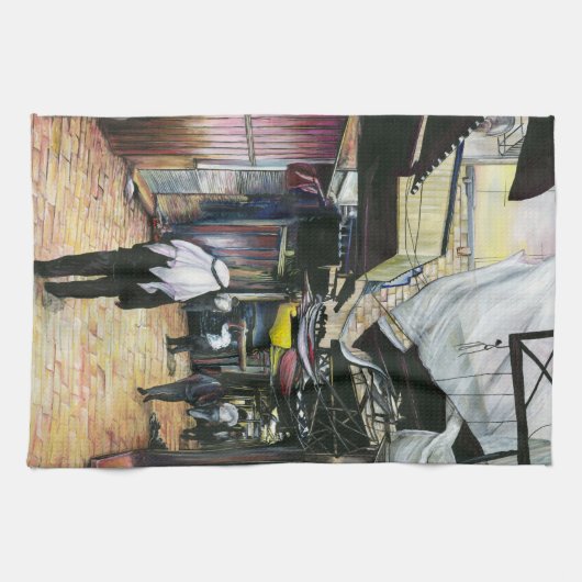 Zuhause durch die Antike, Jerusalem Geschirrtuch (Horizontal)