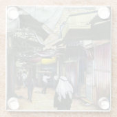 Zuhause durch die Antike, Jerusalem Glasuntersetzer (Rückseite)