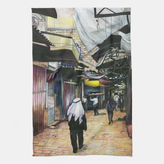 Zuhause durch die Antike, Jerusalem Küchentuch (Vertikal)