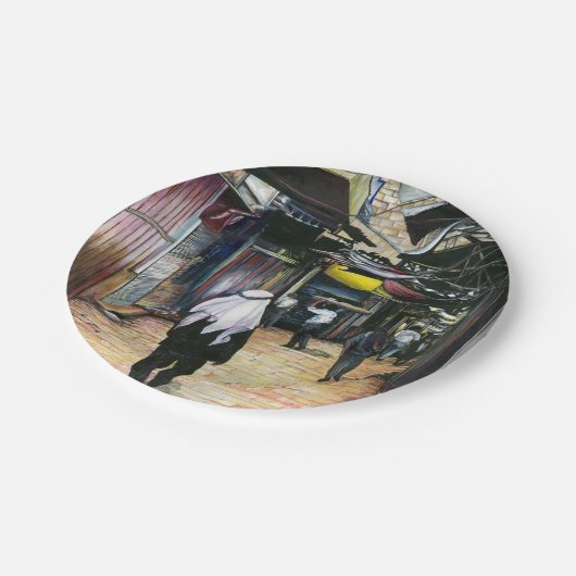 Zuhause durch die Antike, Jerusalem Pappteller (Schrägansicht)